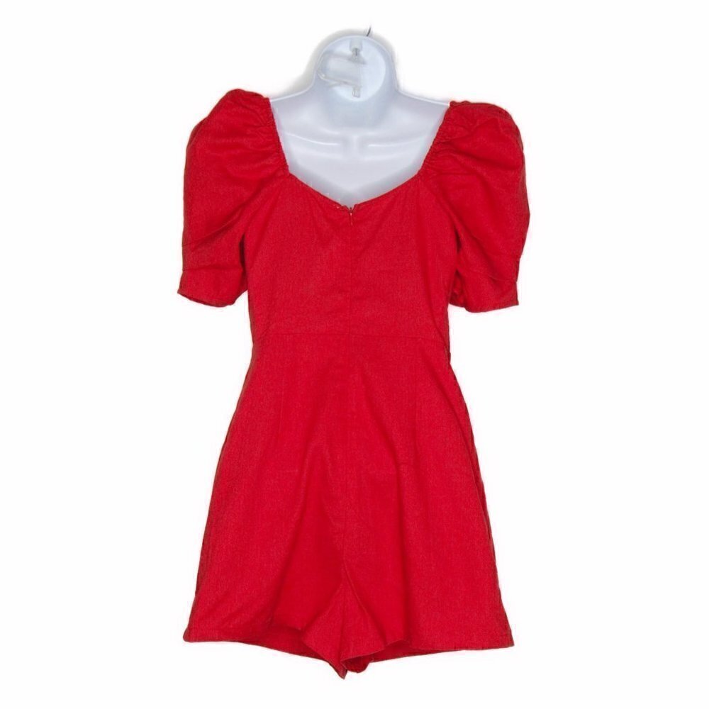 All in Favor - Orange Romper - XS